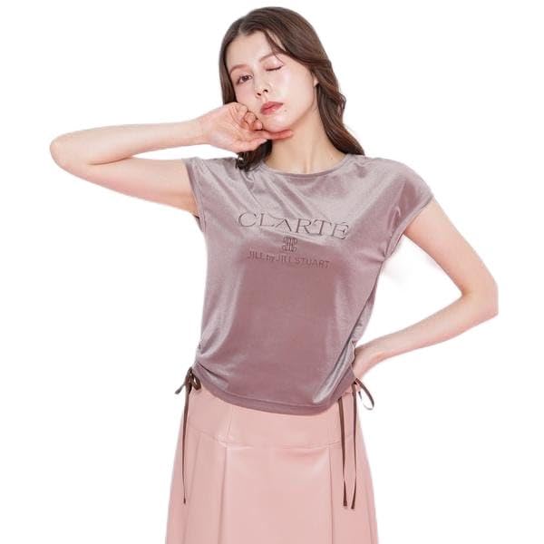 

Jill by Jill Stuart Women s Velour Compact T-Shirt, Mocha