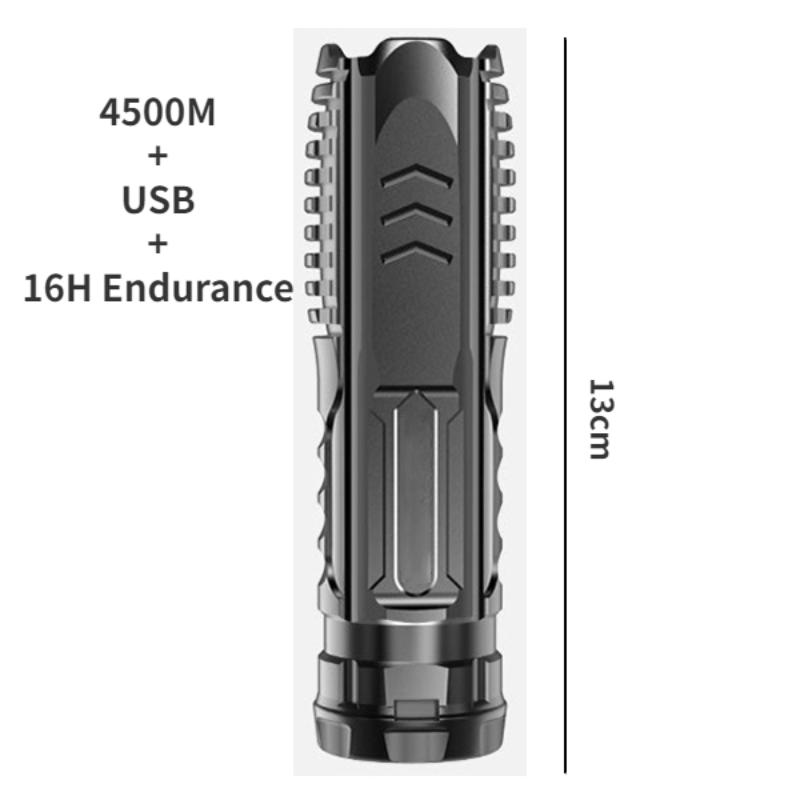 Lanterna Multifuncțională Reîncărcabilă USB Portabilă de Exterior pentru Acasă Lanterna Mică Camping Lumină de Urgență Lanterna Autodefensivă