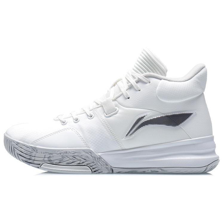 Li-Ning Casual Basketball Shoes White Grey Men s ABPQ039-5 EU 42⅓