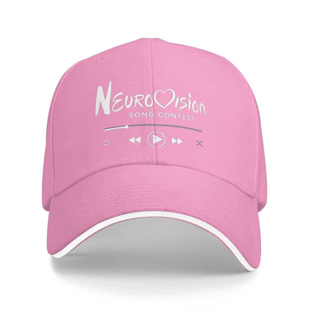 Logo Eurovize Kšiltovky Snapback Baseballové čepice Prodyšné Ležérní Casquette Venkovní Unisex