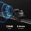 Bicycle Electronic Horn E-Bike Horn 120dB Loud Warning Sound USB Rechargeable IPX4 Waterproof Scooter Road Mountain Bike Bell High Quality