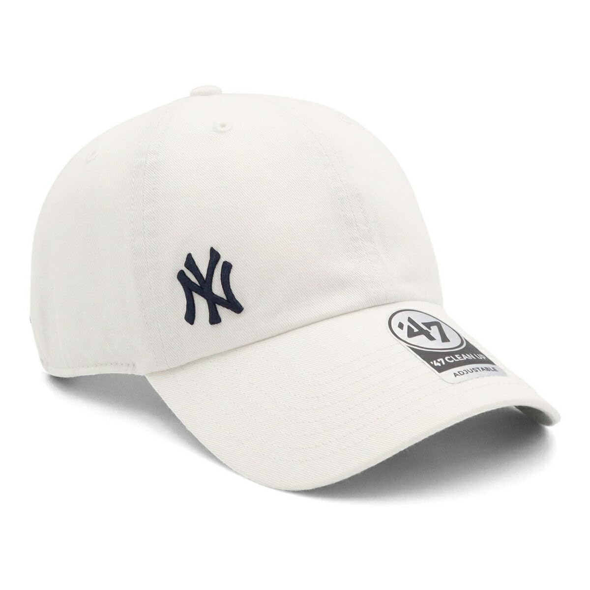 Cap Clean Up Suspense MLB NY White FREE SUSPENSE 47 CLEAN UP New York Yankees 47brand 47BRAND