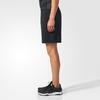 Adidas Solid Color Elastic Waist Casual Shorts Men Bottoms Black BR2565