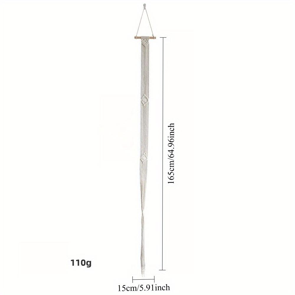 1pc Bohemian Braided Tapestry Hat Storage Lanyard Handmade Wall Mounted Hat Display Stand Decoration