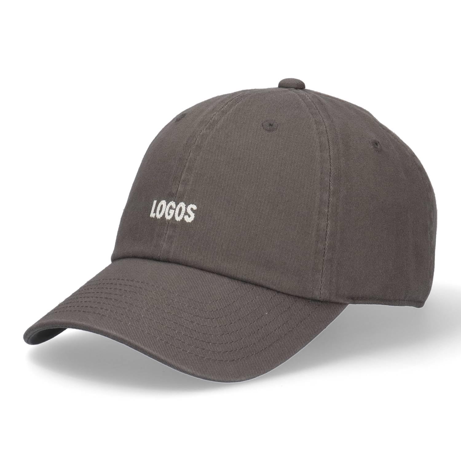 Кепка с логотипом Logos Basic из хлопка (Темно-серый)