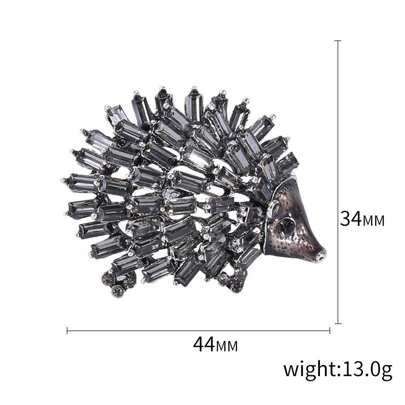 Enamel Hedgehog Brooches for Women Unisex Small Animal Pins Banquet Party Backpack Gifts Jewelry Accessories