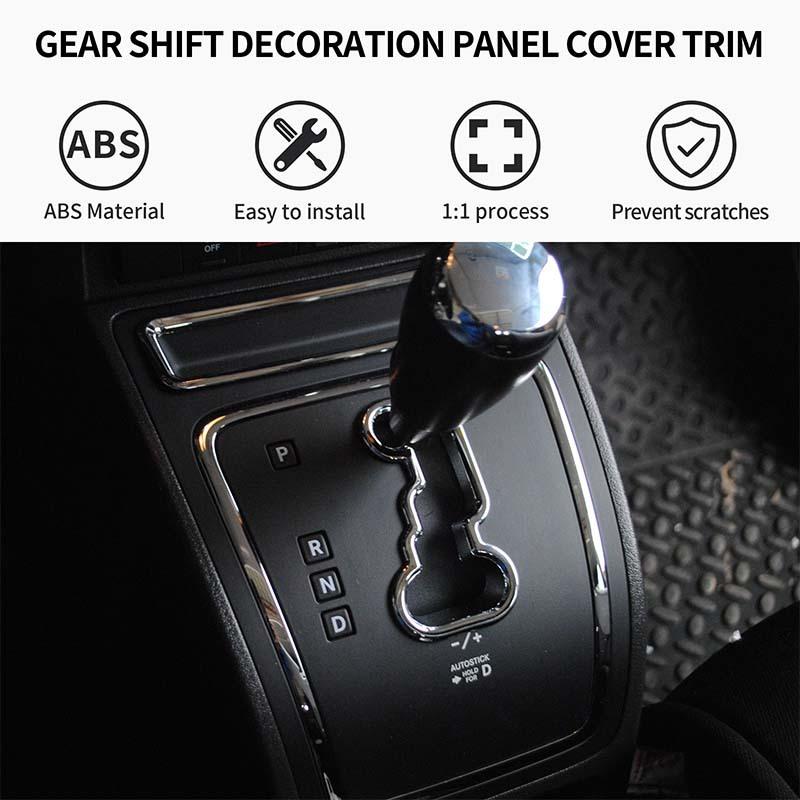 Autocolant decorativ pentru schimbarea vitezei auto, potrivit pentru Jeep Patriot 2011-2016, pentru Jeep Compass 2007-2016, accesorii interioare