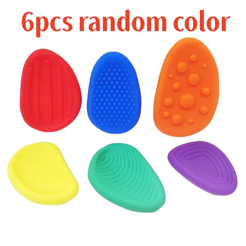 

Toys Kids Childrens 6Pcs Sensory Fidget for Adults - Textured Anxiety Relief Toy Soft Stress Reliever for Autism ADHD Calming Tools