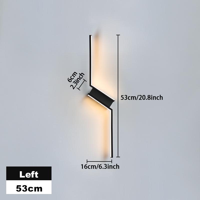 Hockey Interior Wall Light Remote Control LED Wall Lamp Bedroom Decoration Modern Indoor Lighting Lamps 53CM 73CM 93CM LED Light