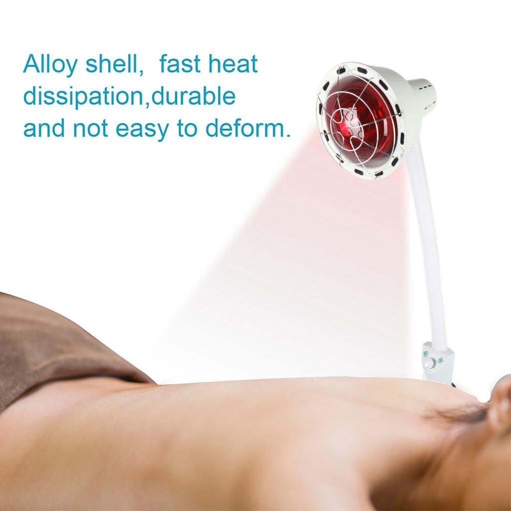 275W Infrared Heating Beauty Lamp Floor Stand Adjustable Skin Care Lamp