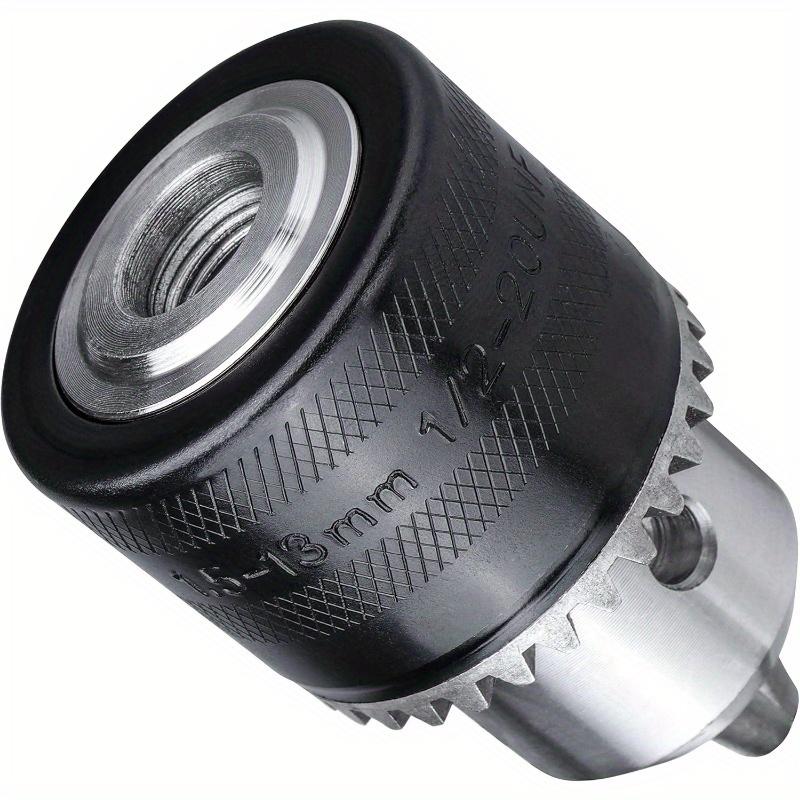 1/2-Inch Drill Chuck with Key 1.5-13mm Drill Press Chuck Replacement 12-20UNF Mount for Impact Driver Power Drill