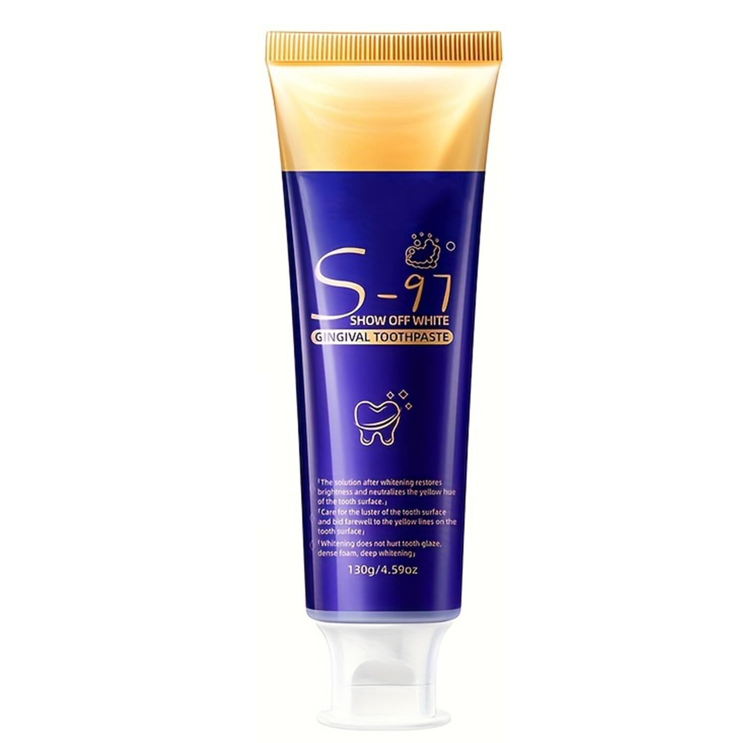 

Зубная паста Deep Clean & Fresh Breath, 4,59 унций - Аромат фиолетовой черники, отбеливание и удаление пятен, здоровье десен, уход за полостью рта для взрослых и детей 1pc