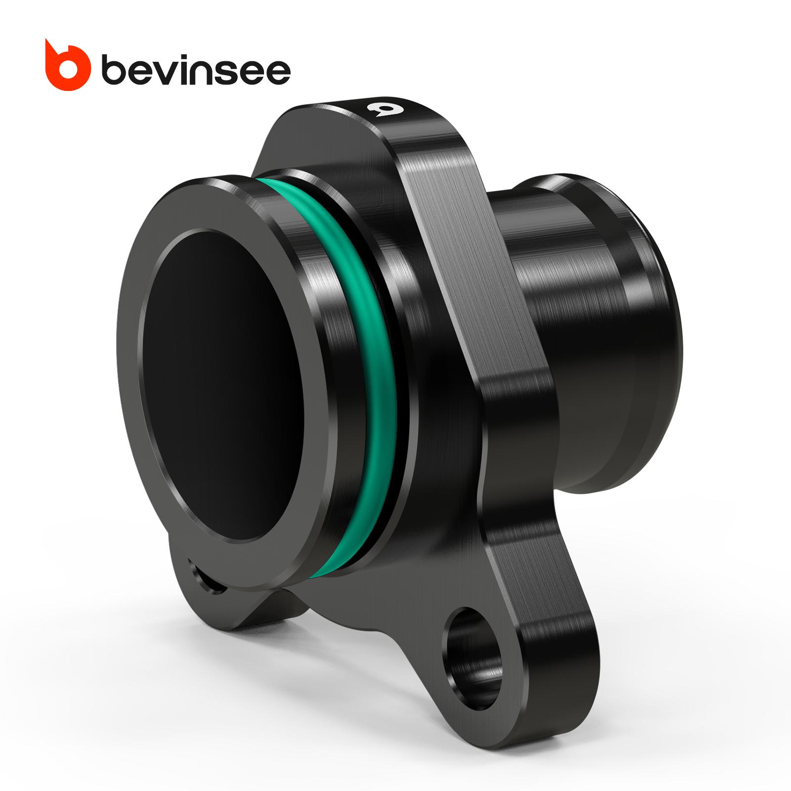 

BEVINSEE Coolant Port Fitting Upgrade for BMW E90 E91 E92 E93 E82 E87 E60 E61 F10 F20 F22 F30 X3 E83 X1 X5 Z4 N52 N54 N55 N20 чорний