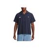 SB Team USA Short-Sleeve Button-Up Bowler Shirt Obsidian/White Unisex Tops Blue FZ4054-451