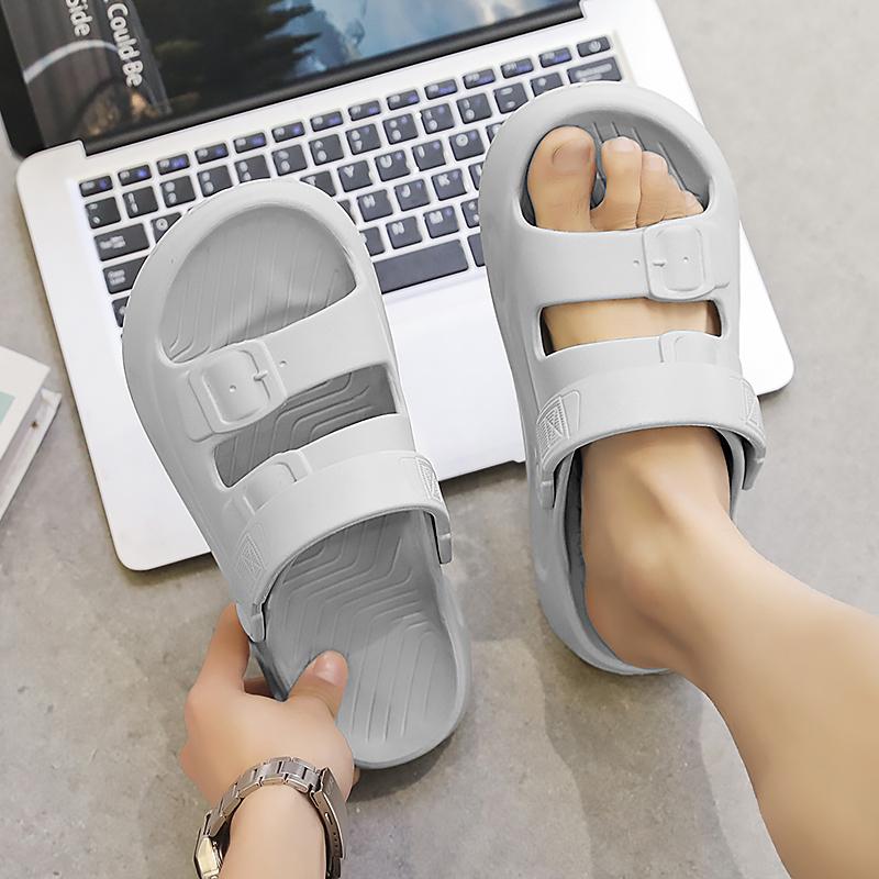 Fashion Black White EVA Sports Shoes Beach Woman Slippers Women Dormitory Casual Shoes Couple Outdoor Slippers for Men 2025 Trend