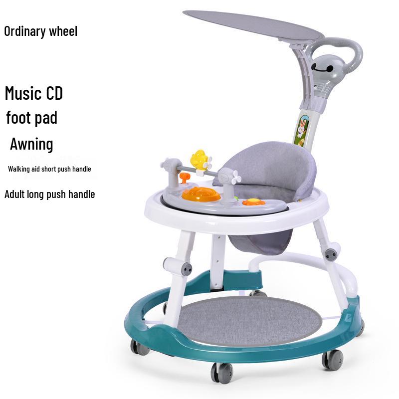 Multi-Function Baby Walker: Anti-Fall, Anti-Rollover, U-Shaped, Suitable for Boys & Girls.
