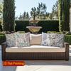 2D Floral Embroidered Pattern Decorative Pillow Covers Pattern Cushion Cover Suitable For Sofa Bedroom Car Pillow Cover