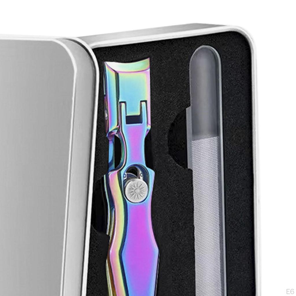 Zestaw 2 w 1 Obcinacz do paznokci Pilnik Wytrzymały Wygodny uchwyt Przenośny Manicure dla mężczyzn kobiet