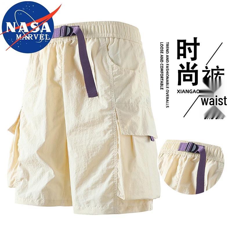 NASA MARVEL Men s Loose Fit Cargo Sport Shorts 4XL