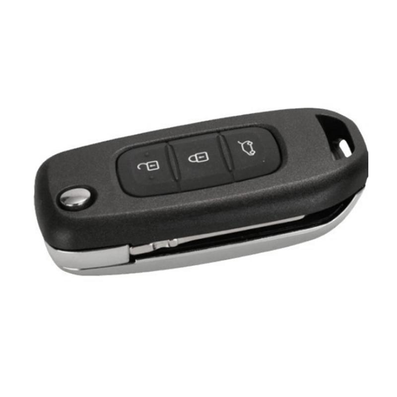 Car PCF7961M 4A Chip 433Mhz 3 Buttons Folding Remote Control Key For Renault Megane 3 HU56R Key Blade
