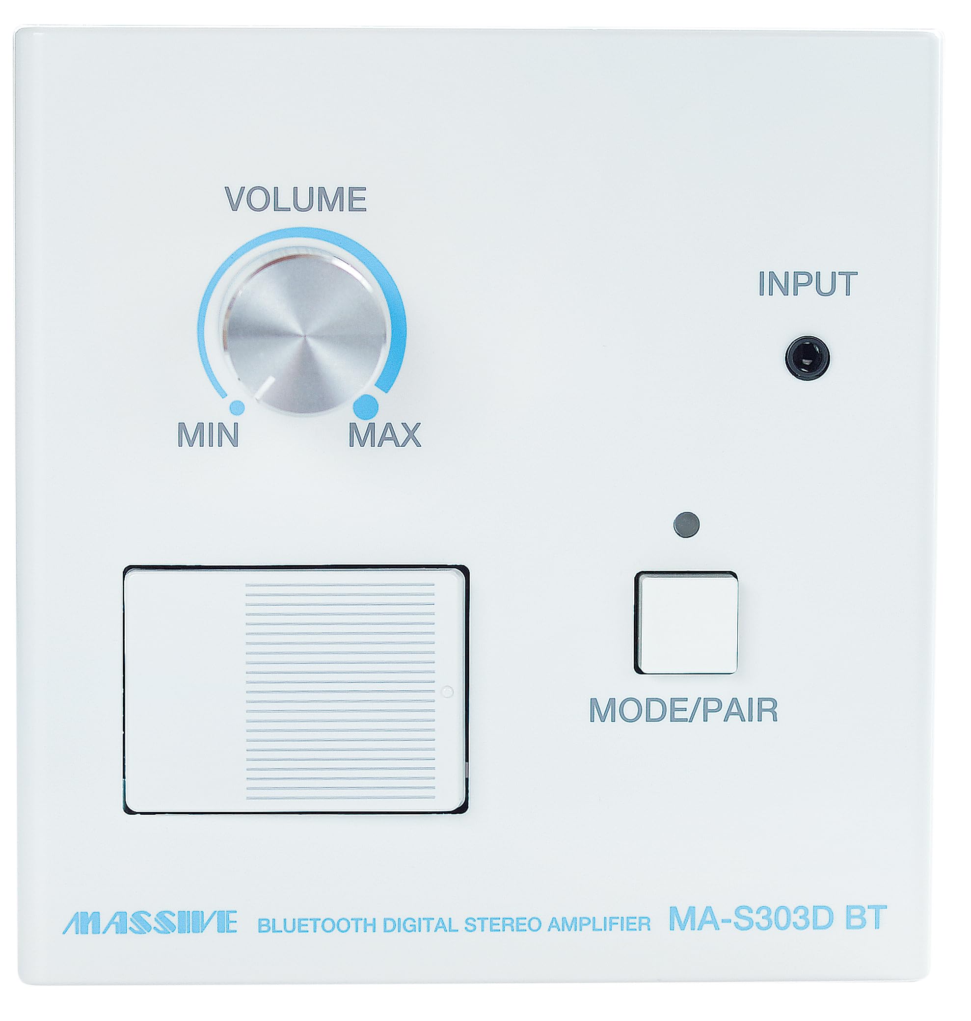 

stereo amplifier with Bluetooth function BT switchable Wall-mounted MA-S303D monaural/stereo білий