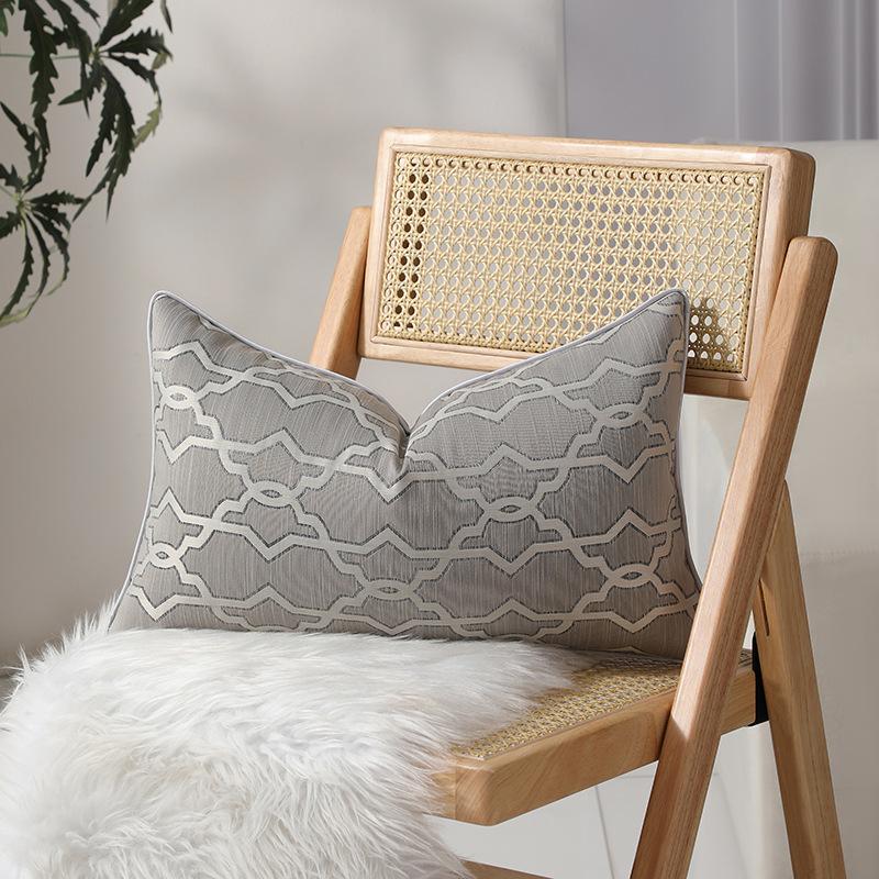 High-precision Light Luxury Sofa Decorative Lumbar Pillow, Living Room Sofa Cushion Cover, Modern Pillow