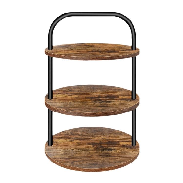 

Multipurpose Wood Cupcake Organizer Dessert Presentation Stand Easy To Assemble Sturdy Base Serving Tray 1
