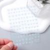 Błyszcząca biała wstążka kokarda naklejki na paznokcie 3D Nail Art Design dekoracje naklejki wstążka kokarda diy manicure naklejki