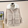 Women's Short Loose Lapel Strip Cotton Clothes, New Cotton-padded Clothes, Winter Warm Jacket