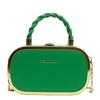 Fashionable Women Chain Box Bag Pu Shaped Small Square Bag Simple Crossbody Bag Portable Handbag Lady Shoulder Bag New Design