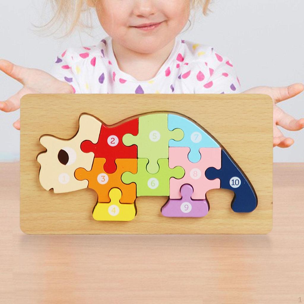 Jigsaw Wooden Puzzle, Activity Toys, Early Development, Preschool Travel Toy, Montessori Toys for
