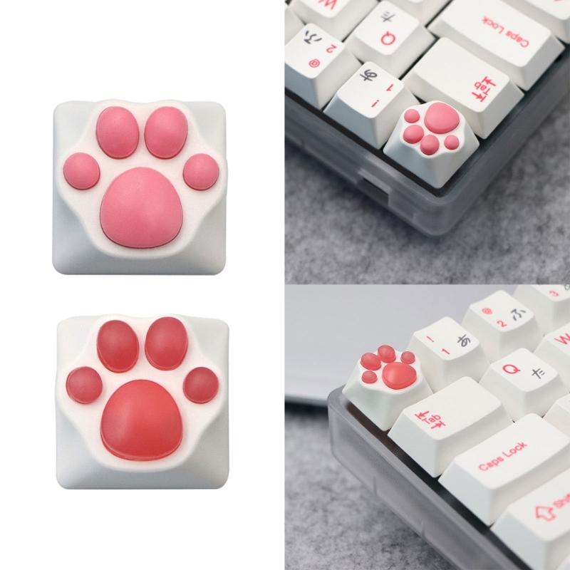 Kitty Paws CatPaw Handmade Customizeds Silicone Keycap for Switches Mechanical Keyboards