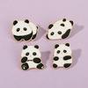 4 Stili Carini Panda Smalto Spille Cartoon Animale Che Gioca Dorate Spille da Bavero Per Ragazze Borsa Zaino Abito Distintivo Accessori