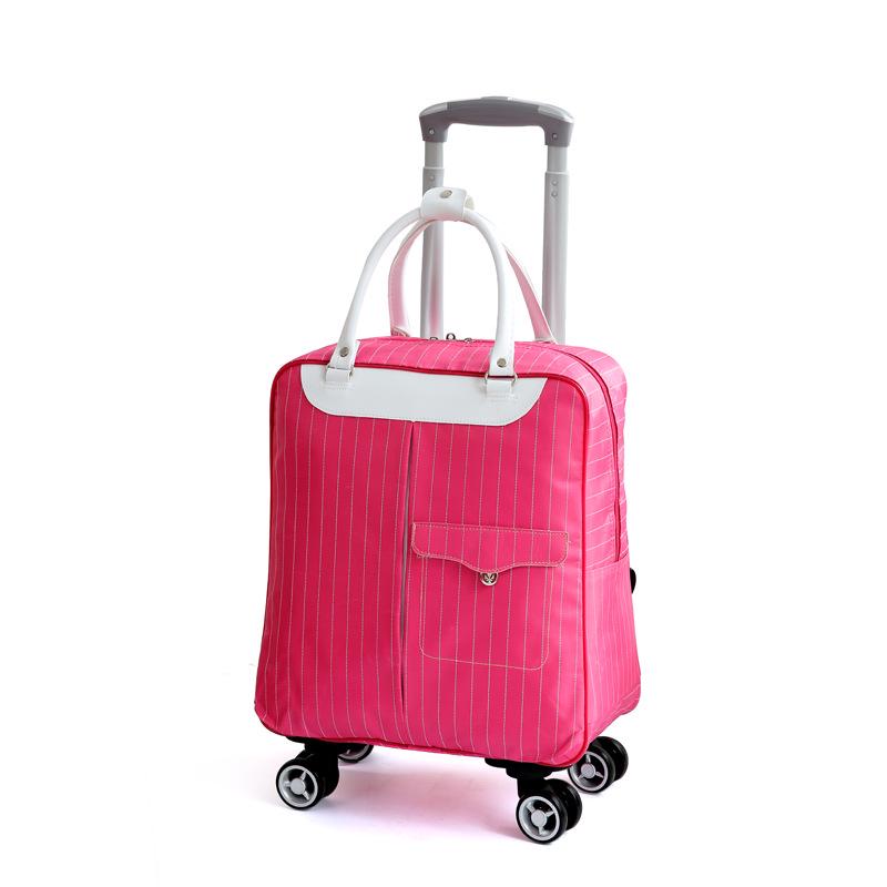 Large Capacity Korean-Style Trolley Backpack for Students, Ideal for Short Trips, Customizable with Logo Printing