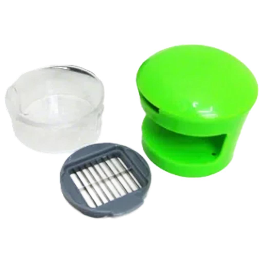 Garlic Press Chopper Manual Mincer Slicers Grater with Storage Container Vegetable Cutter Kitchen Tool Easy To Clean
