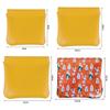 Pu Leather Makeup Storage Bag Waterproof Small Cosmetic Pouch Mini Short Wallet Bag Coin Purse Key Earbuds Credit Card Holder