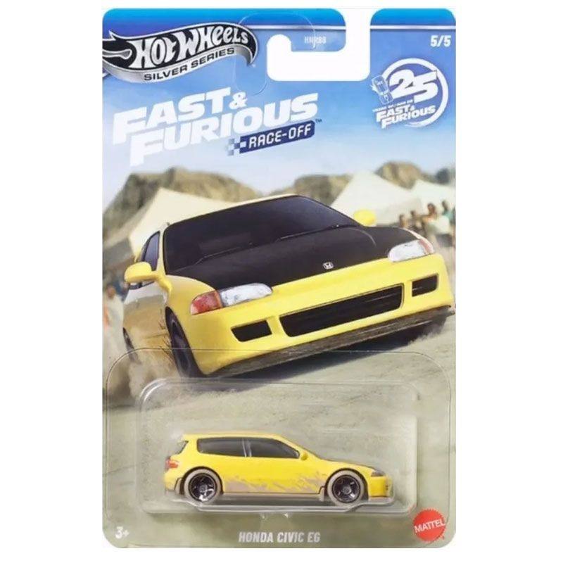 

Genuine Hot Wheels Car Fast & Furious Race Off Boys Toys 1:64 Diecast Honda Civic Honda Volkswagen Jetta Toyota Mazda Model Gift