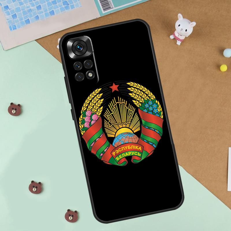 

Чехол-накладка с гербом и флагом Беларуси для Xiaomi Redmi Note 13 12 11 9 10 14 Pro 10S 11S 12S Чехол для Redmi 13C 10C 12C 14C Redmi Note 14 Pro 5G
