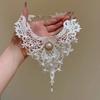 Gothic Lace Clavicle Necklace with Adjustable Clasp for Party Styling, Photo Looks, and Dress-Up Outfit Detail Appeal