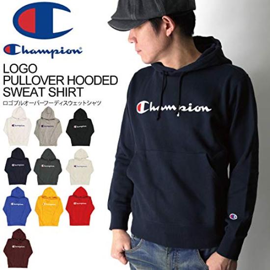 Mikina s kapucí Fleece Standard Script Logo s kapucí Královská modrá S [Champion] (Starý model) Pánské C3-J117