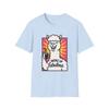 Unisex Softstyle T-Shirt Alpaca Pop Art Style Funny Animal Digital Artwork Shirt