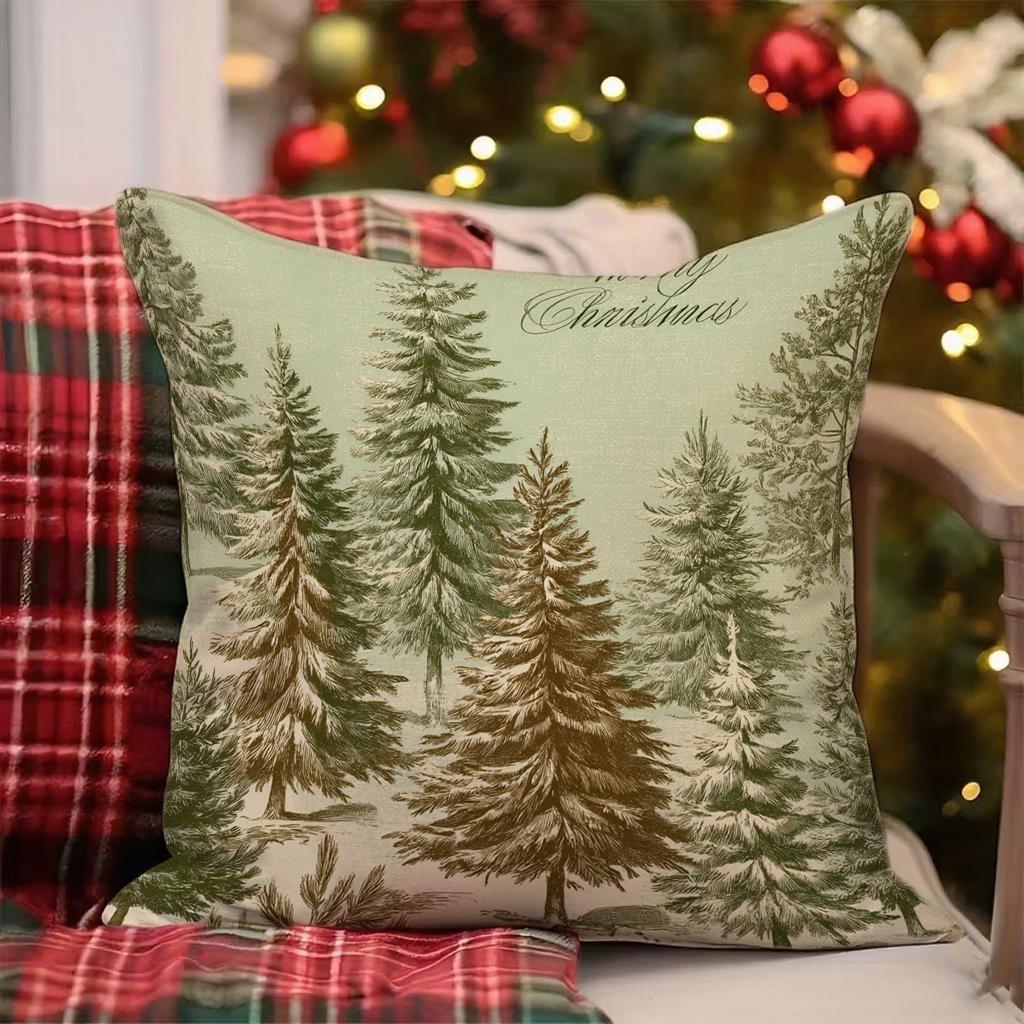 Weihnachtliche Kissenbezüge mit entzückenden DruckenGeeignet für Sofa Auto Schlafzimmer dekorativer Kissenbezug Kissenbezug