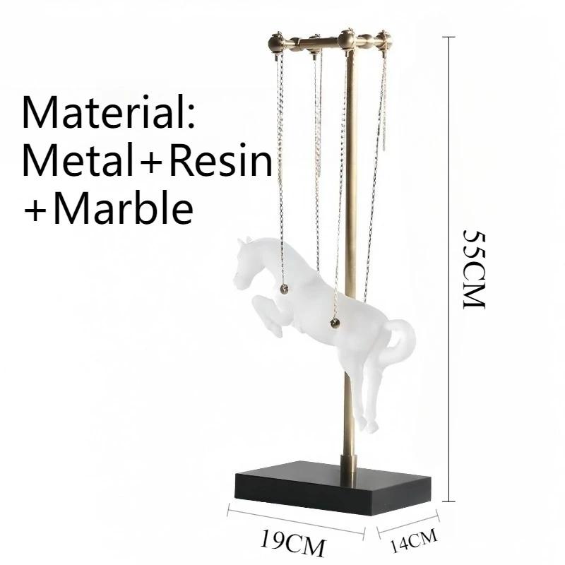 Modern Horse Ornaments Art Miniature Horse Figurines Aesthetic Creative Ornaments Room Desk Decor Home Decoration Accessories