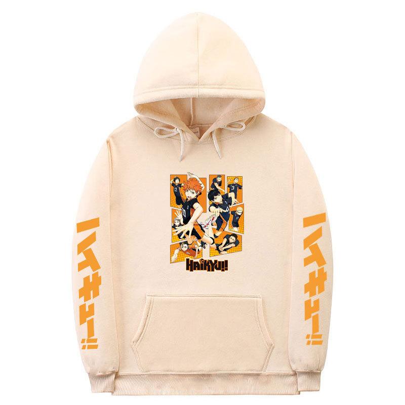 Haikyuu Haikyuu Haikyuu Cartoon Day Anime Loose Hooded Sweatshirt Sweatshirt