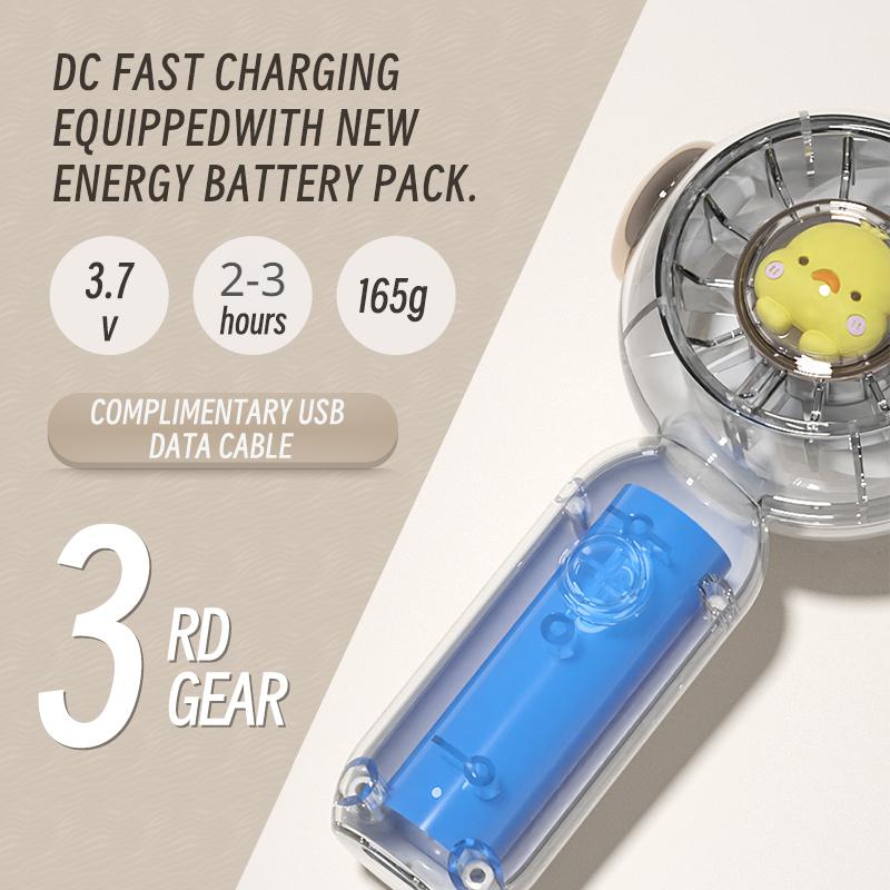 Mini kapesní ventilátor 3rychlostní USB mini dobíjecí ruční ventilátor Venkovní přenosný osobní chladicí ventilátor