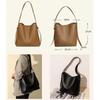 Shoulder Bag for Women, Shoulder Bag, Crossbody Bag, Simple, Commuting Bag, Bucket Bag, Stylish, Lightweight, PU Leather CC2311