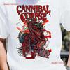 Cannibal Corpse Band White T Shirt Short Sleeve All Sizes S To Xl F Vintage Washed Breathable Comfortable Homme Soft