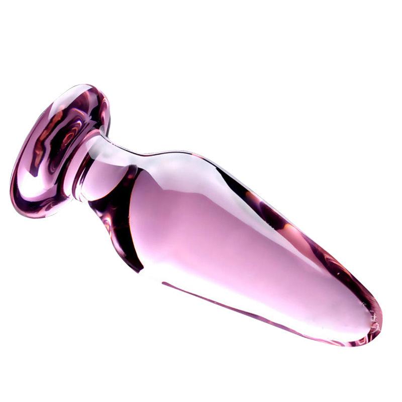 Glass Dildo Artificial Penis Fruit Vegetable Shape Female Masturbation Device Anal Plug Sex Toy