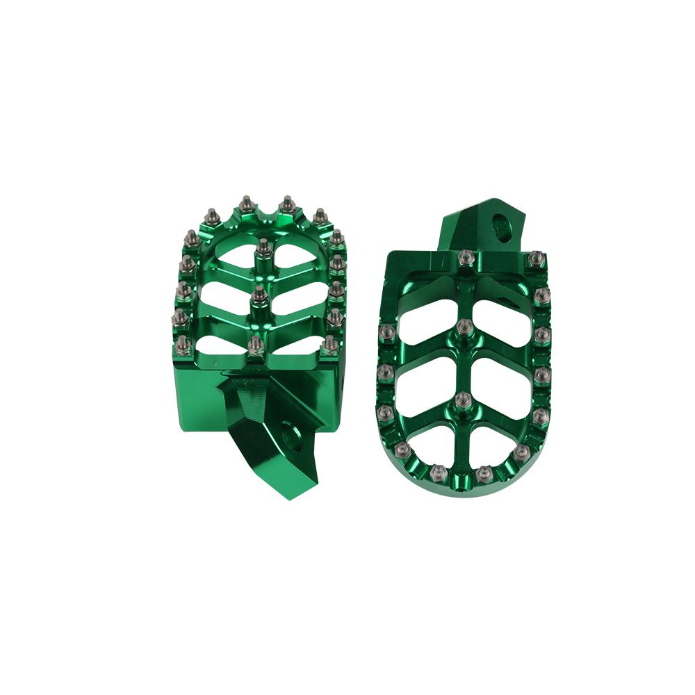 Motorcycle Footpegs Footrest Foot Pegs For Kawasaki KDX200 KDX220R KDX250 KX125 KX250 KX500 KDX 200 220 R 220R KX 250 125 500