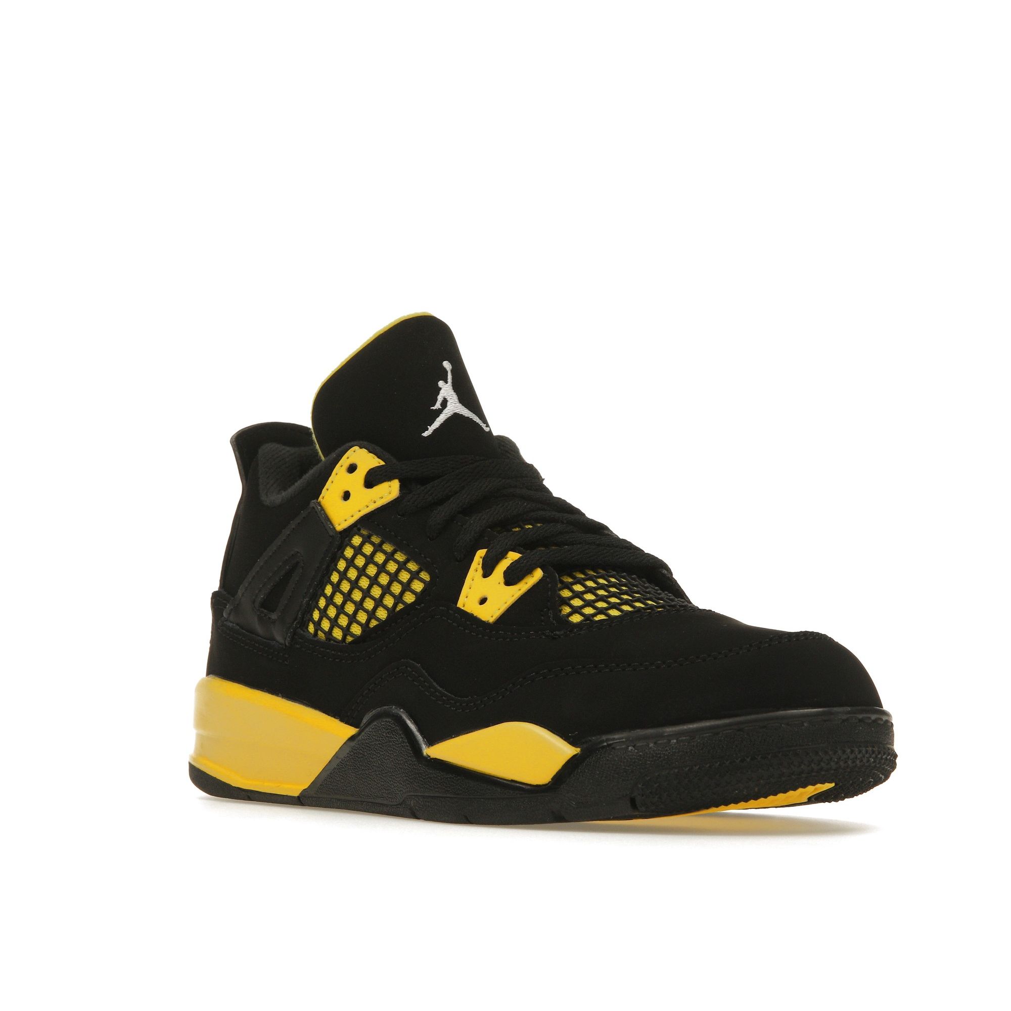 Детские кроссовки Air Jordan 4 Retro PS Thunder 2023 Black Tour-Yellow BQ7669-017 28.5 — фото 3